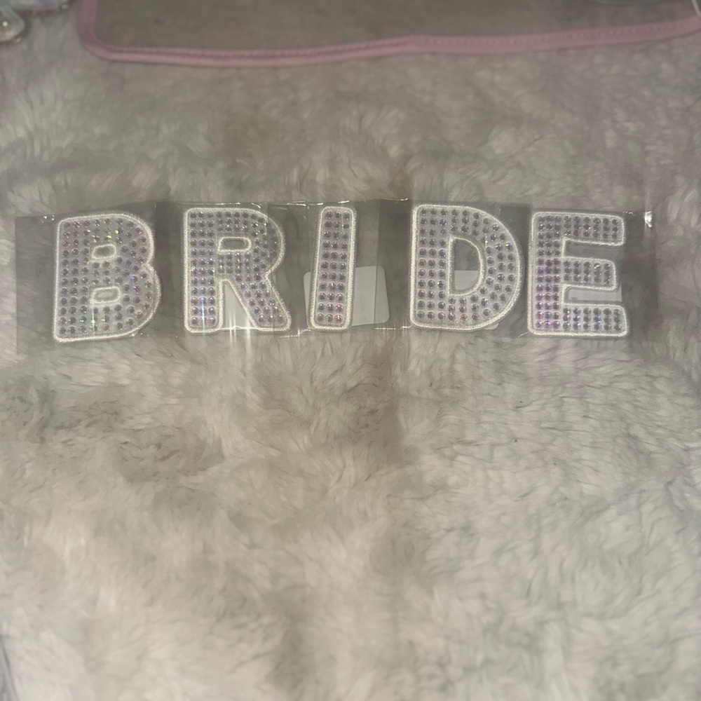 Stoney Clover Lane BNIP Bride Sparkle Letter Patch Set